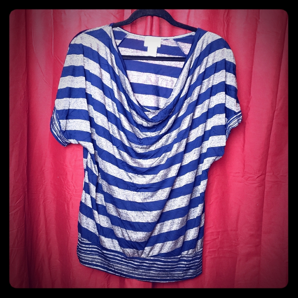 Striped Bubble Top - see through